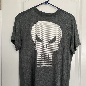 Marvel Punisher Men's Medium (38/40) Short Sleeve Shirt